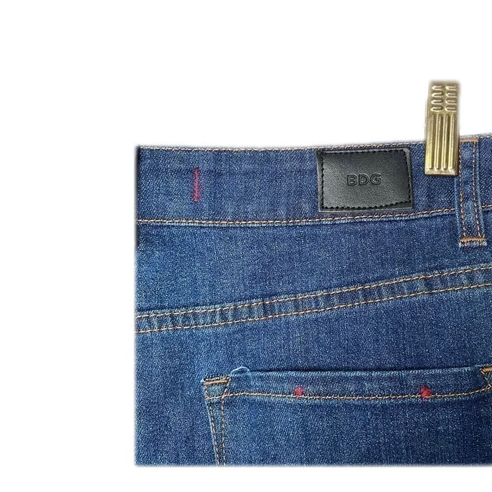 BDG Women's Blue High Rise‎ Cheeky Shorts 31